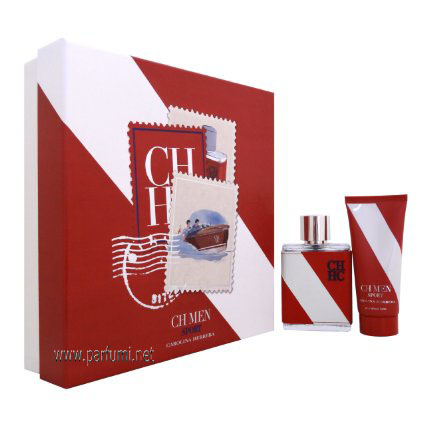 Carolina Herrera CH Sport Комплект за мъже-100ml EDT + 100ASB