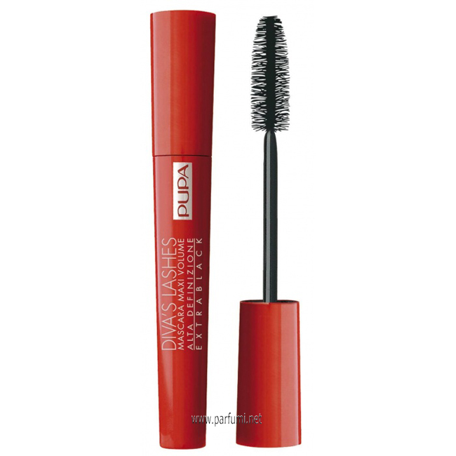 Pupa Diva`s Lashes Extra black спирала