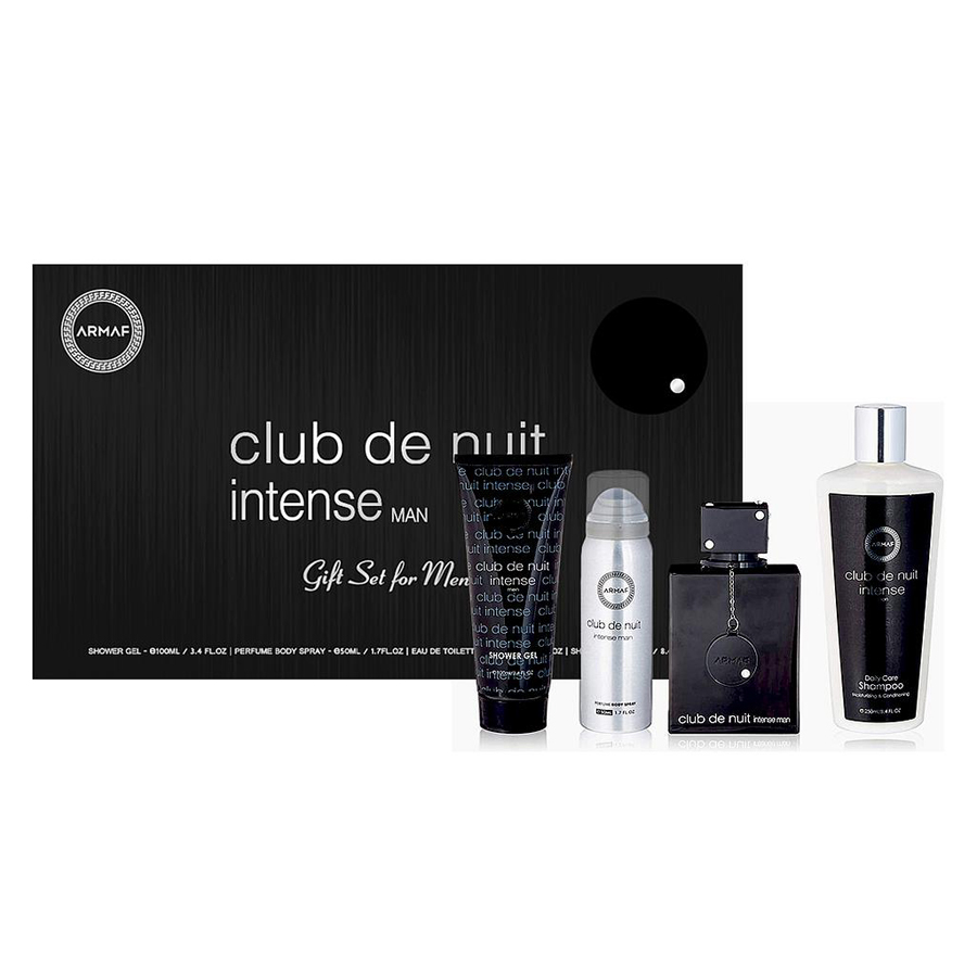 Armaf Club de Nuit Intense Man комплект за мъже - 105ml EDT+Део+Душ+Шампоан