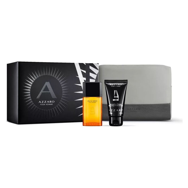 Azzaro Pour Homme Set for men 30ml + 50ml Shower+pouch