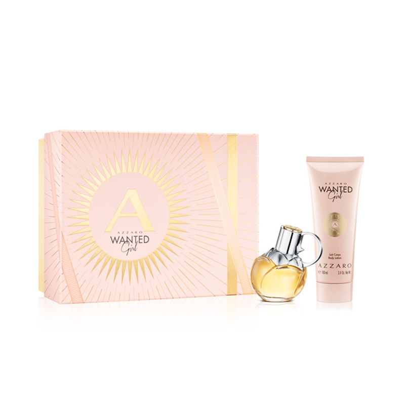 Azzaro Wanted Girl Set for women - 30ml EDP+100ml Lotion