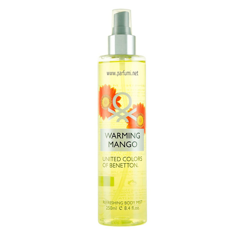 Benetton Освежаващ спрей Warming Mango - 250ml