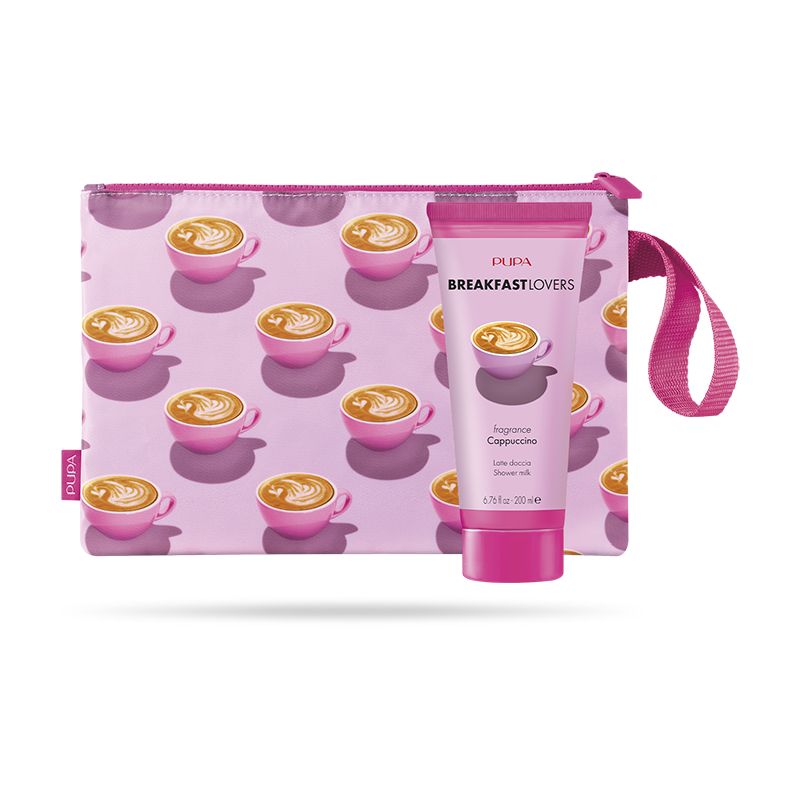 Pupa Breakfast Lovers Set Shower Milk Cappuccino + pouch