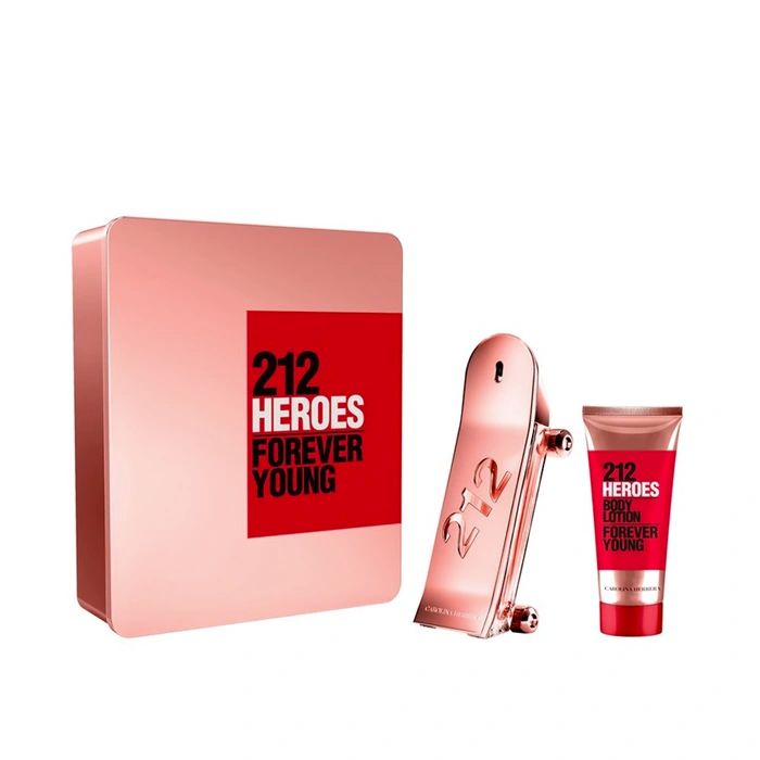 Carolina Herrera 212 Heroes 2022 Комплект за жени - 50ml EDP+100ml Лосион