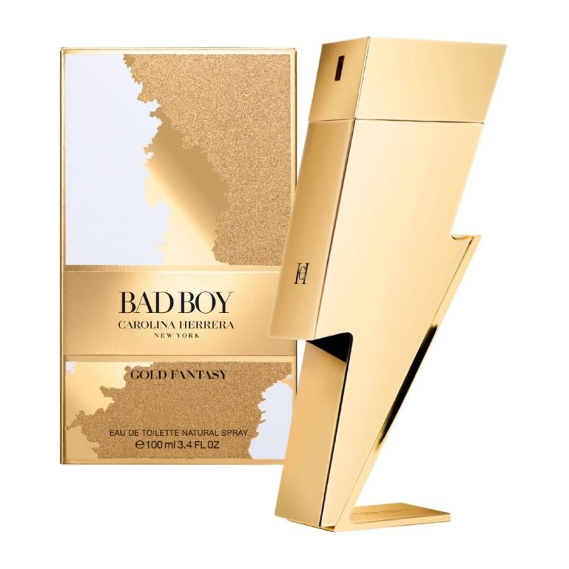 Carolina Herrera Bad Boy Gold Fantasy EDT for men - 100ml