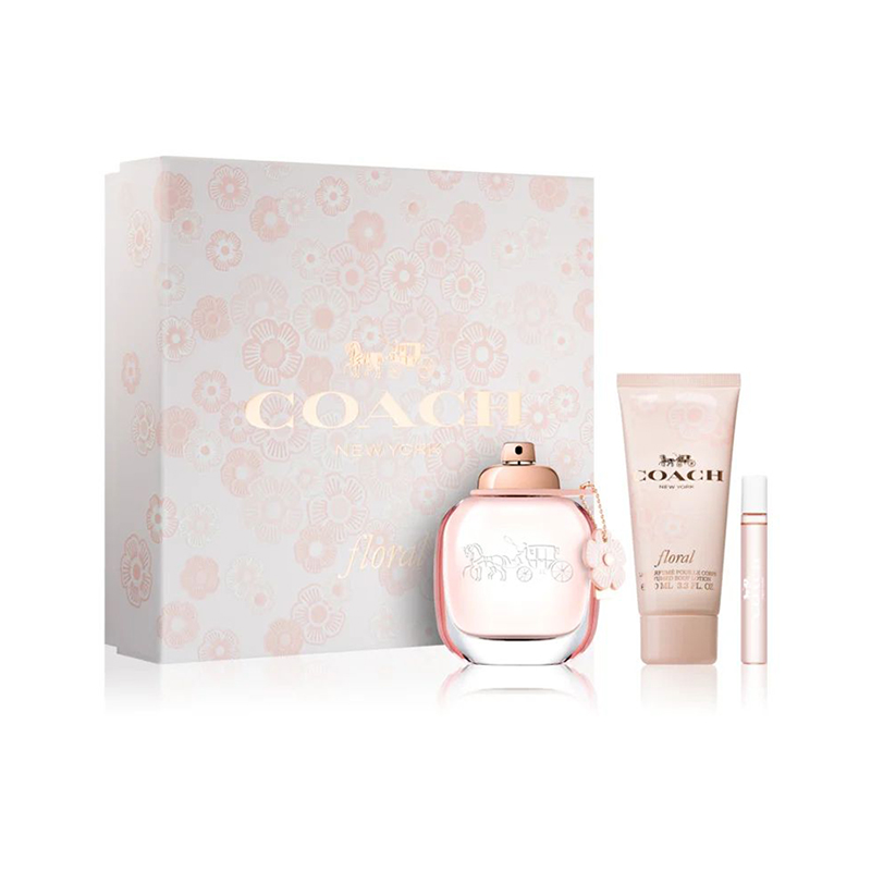 Coach Floral Комплект за жени - 90ml EDP+100ml Лосион+7.5ml EDP