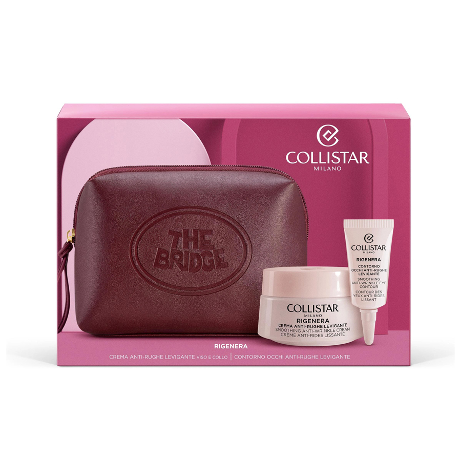 Collistar Rigenera Anti-Wrikle Face cream Set - 50ml +5ml eye contour+pouch