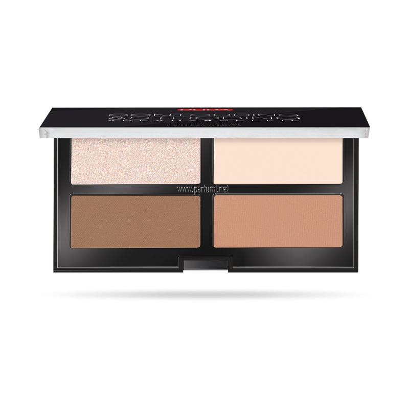 Pupa Contouring&Strobing Powder Palette Light skin 001