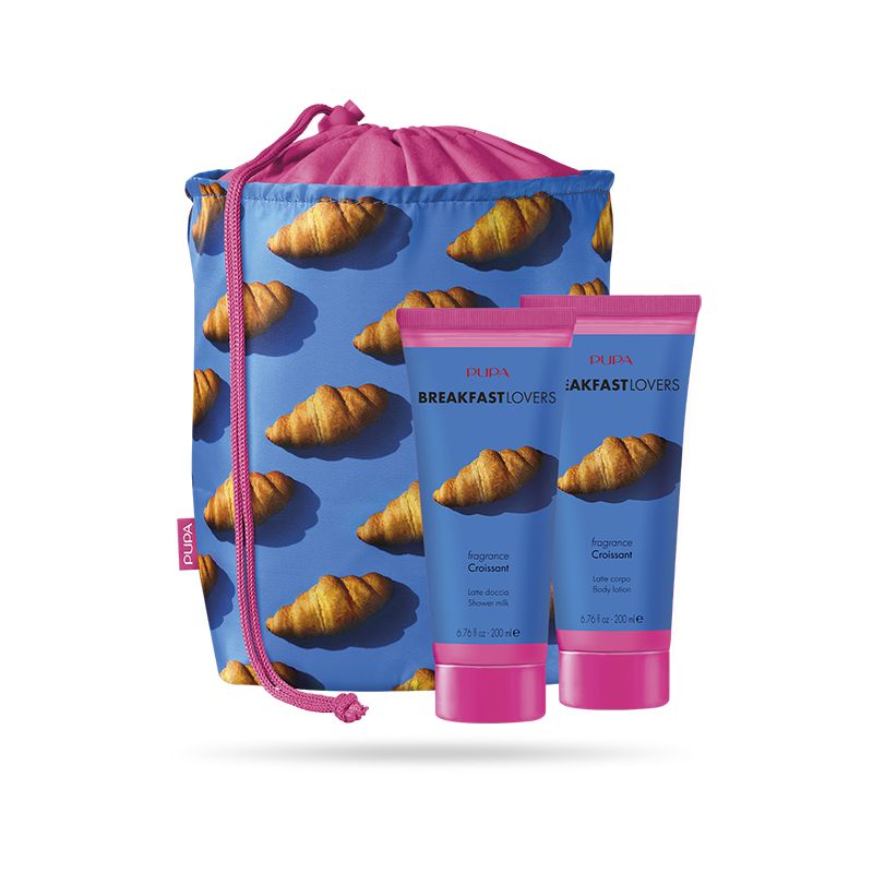 Pupa Breakfast Lovers Kit 3 Croissant Душ гел + Лосион + чанта