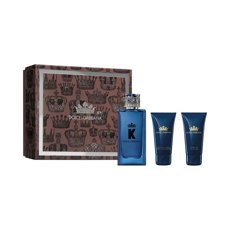 Dolce&Gabbana K by D&G Set for men - 100ml EDP+50ml ASB+50ml SG