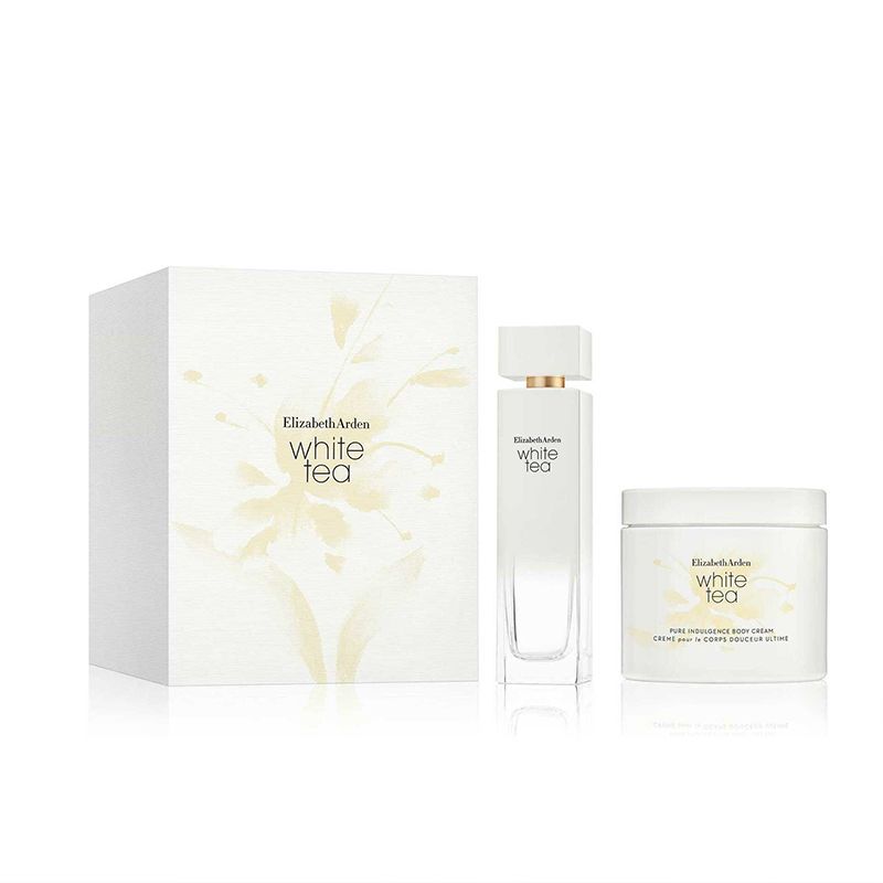 Elizabeth Arden White Tea Комплект за жени - 100ml EDT+500ml Крем