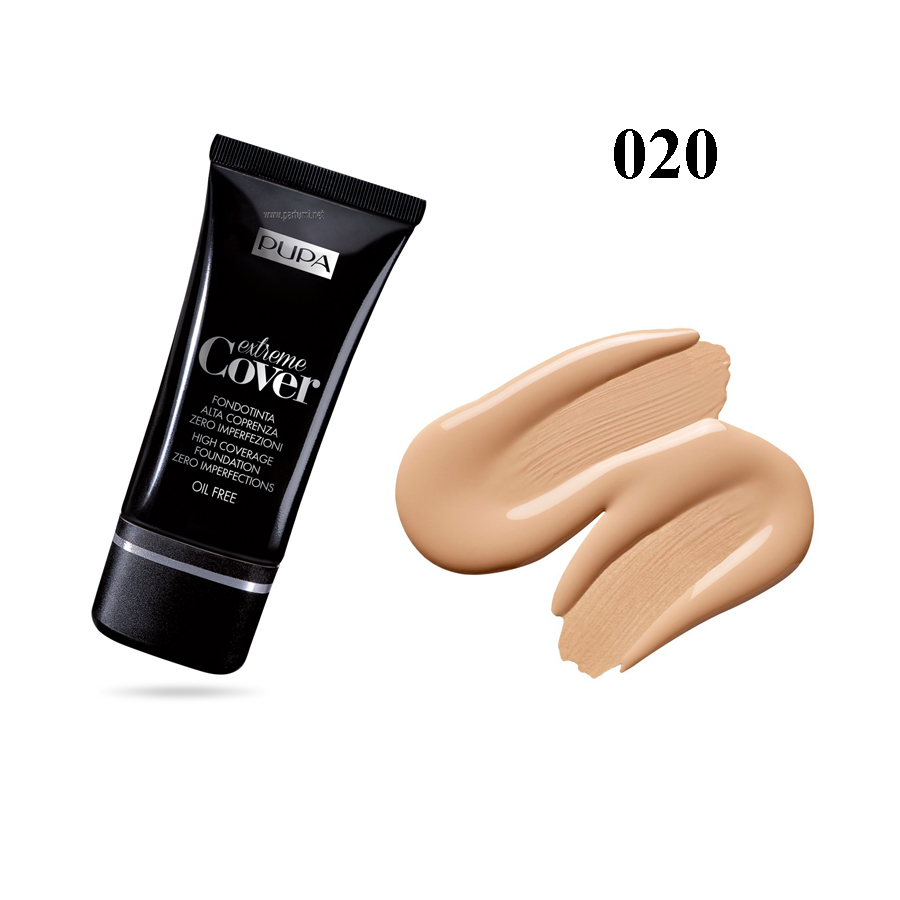 Pupa Extreme Cover фон дьо тен с SPF 15 Fair Beige 020 - 30ml