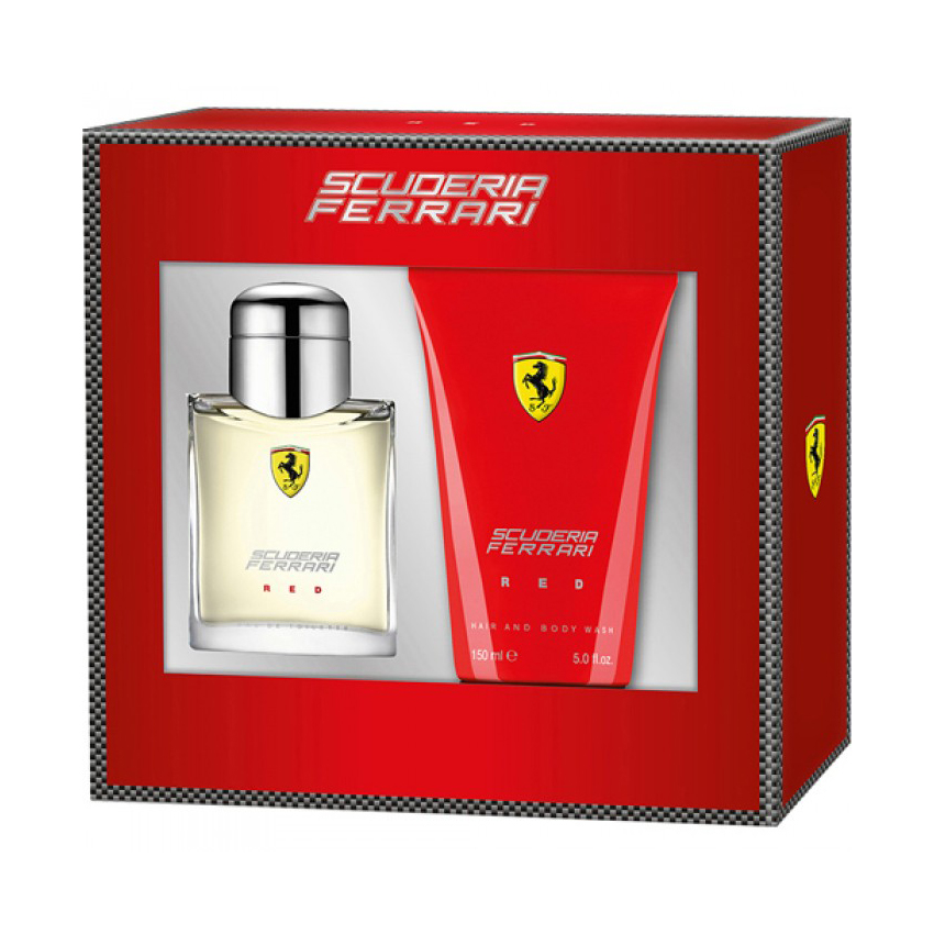 Ferrari Red Комплект за мъже-125ml EDT+150ml Душ гел