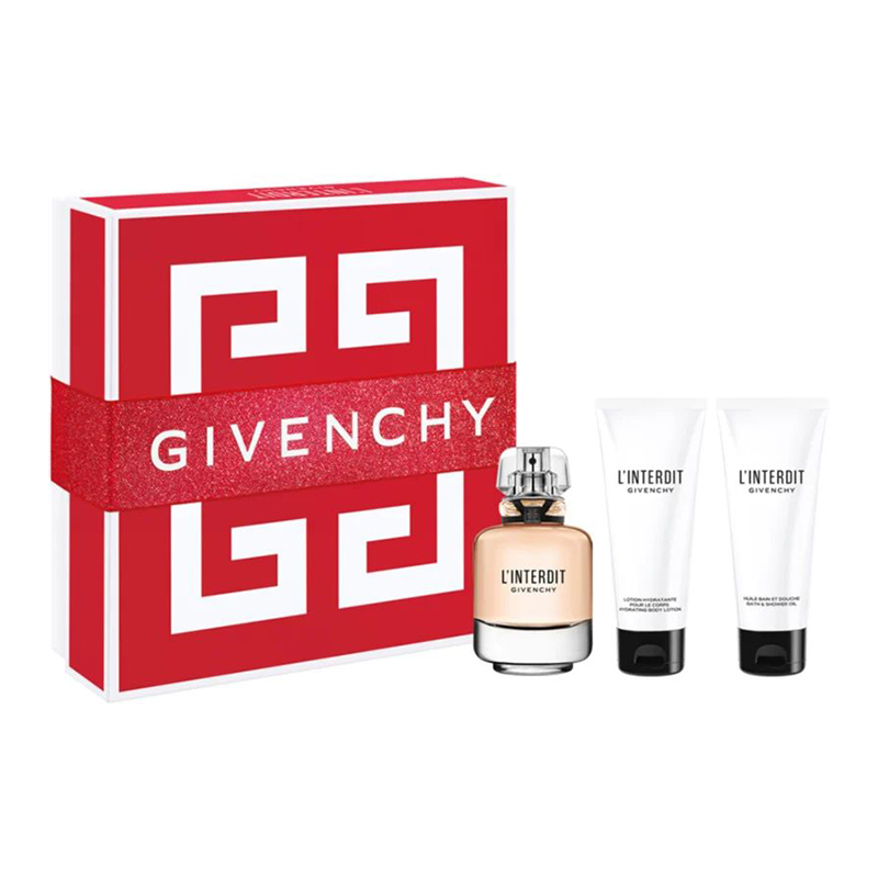 Givenchy L`Interdit Комплект за жени-80ml EDP+75BL+75SG