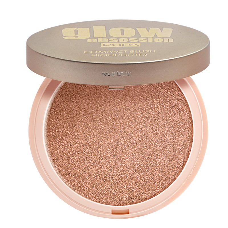 Pupa Glow Obsession Compact Blush Highlighter Peach 050164A001