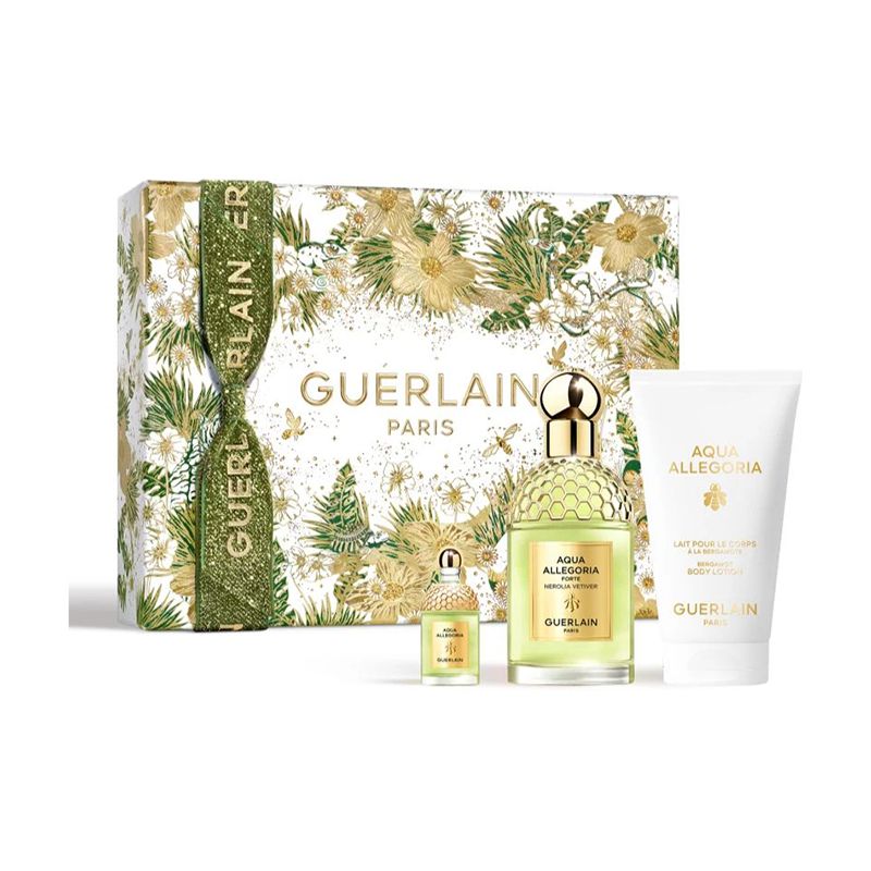 Guerlain Aqua Allegoria Forte Nerolia Vetiver Комплект 75ml EDP+75BL+7.5ml