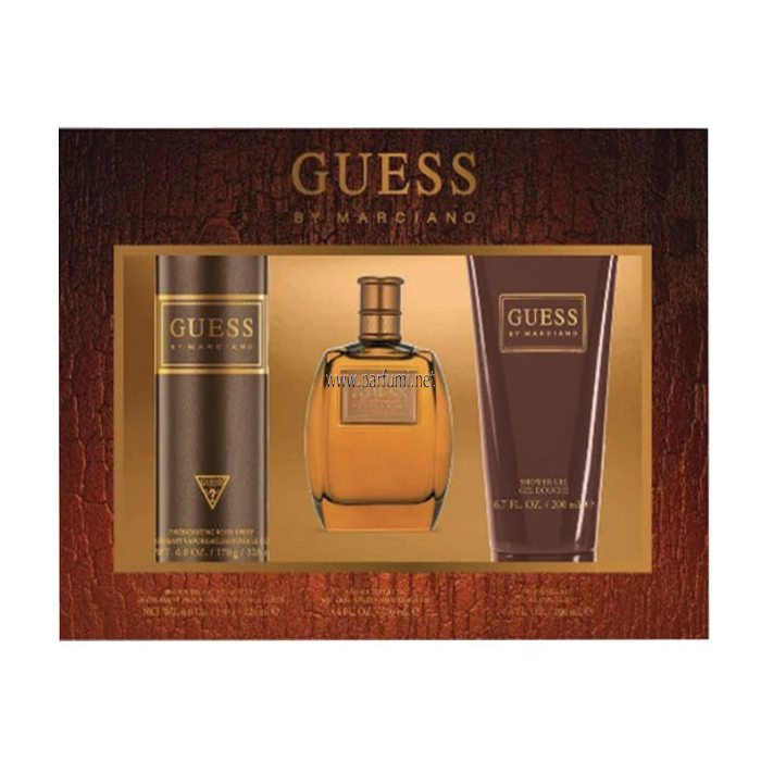 Guess By Marciano Комплект за мъже - 100ml EDT+226ml Део+200ml Душ гел