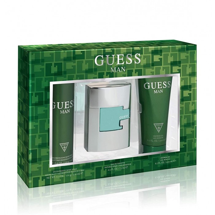 Guess Man Комплект за мъже - 75ml EDT+226ml Део+200ml Душ гел