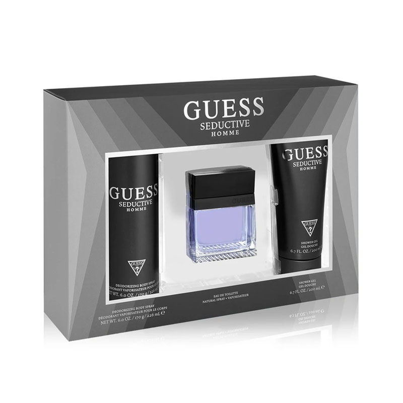 Guess Seductive комплект за мъже - 100ml EDT+200ml Душ+226ml Deo