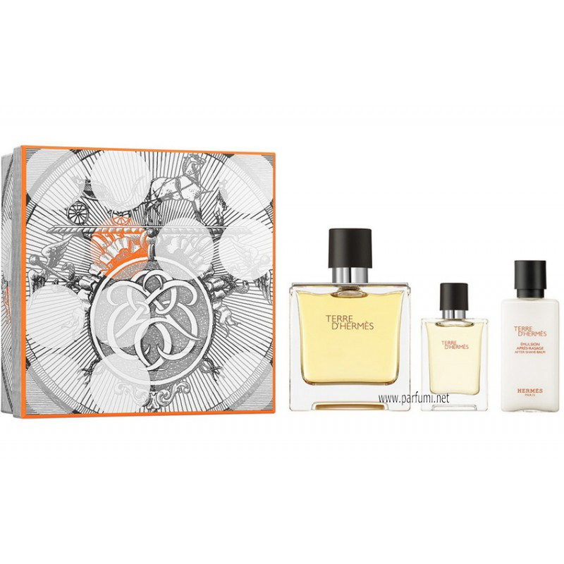 Hermes Terre d’Hermes Set for men 100ml EDT + 40 ASL + 12.5ml EDT