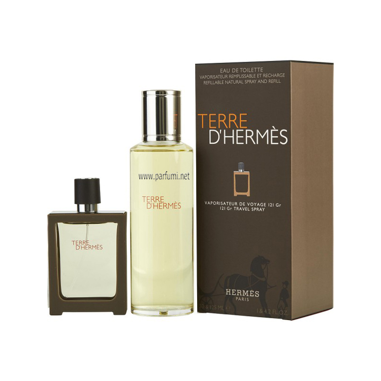 Hermes Terre d’Hermes Комплект за мъже 30ml EDT + 125ml Пълнител