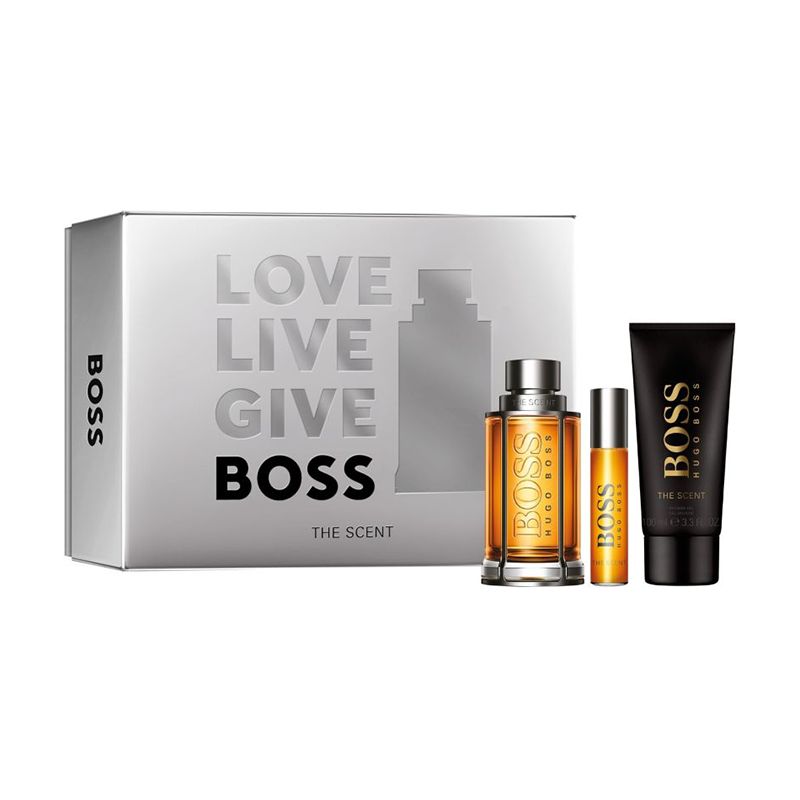 Hugo Boss The Scent Комплект за мъже 100ml EDT+100ml Душ+10ml EDT