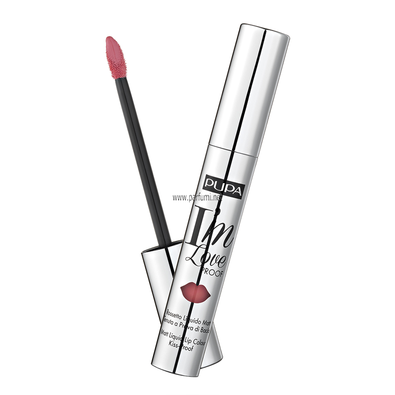 Pupa I`m Loveproof Matt Liquid дълготрайно червило Intense Rose 004