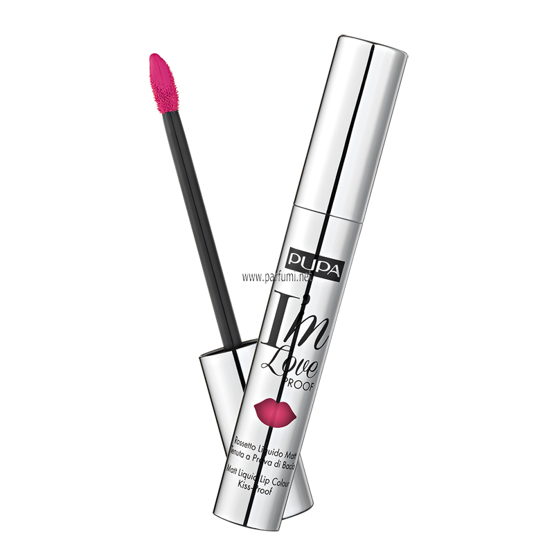 Pupa I`m Loveproof Matt Liquid дълготрайно червило Bright Fuchsia 007