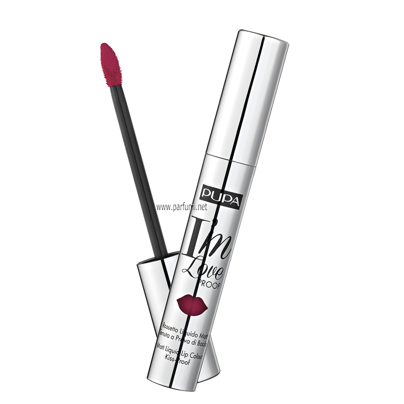 Pupa I`m Loveproof Matt Liquid дълготрайно червило Burgundy Red 012