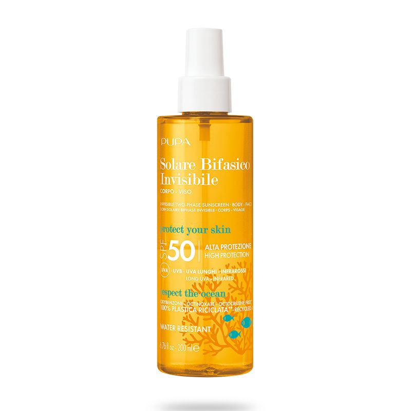 Pupa Invizible Two-Phase Sunscreen SPF 50 - 200ml