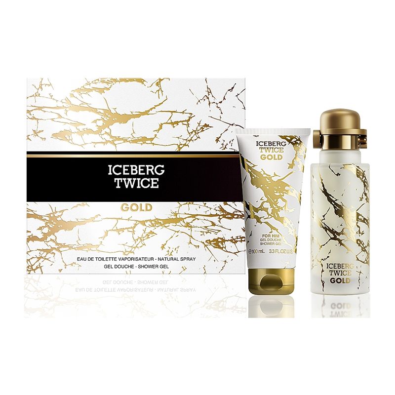 Iceberg Twice Gold Комплект за мъже - 125ml EDT+100ml Душ гел