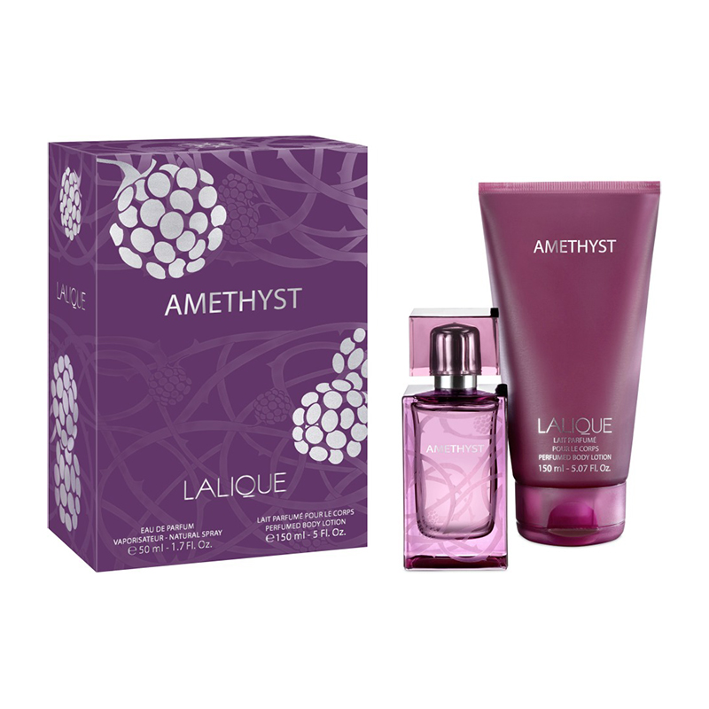 Lalique Amethyst Комплект за жени - 50ml EDP+150ml Лосион