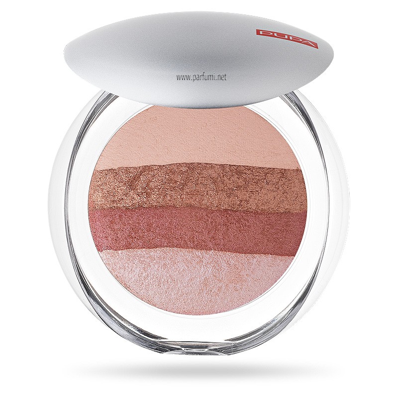 Pupa Luminys Baked All Over blush Powder Stripes Rose 00523 01