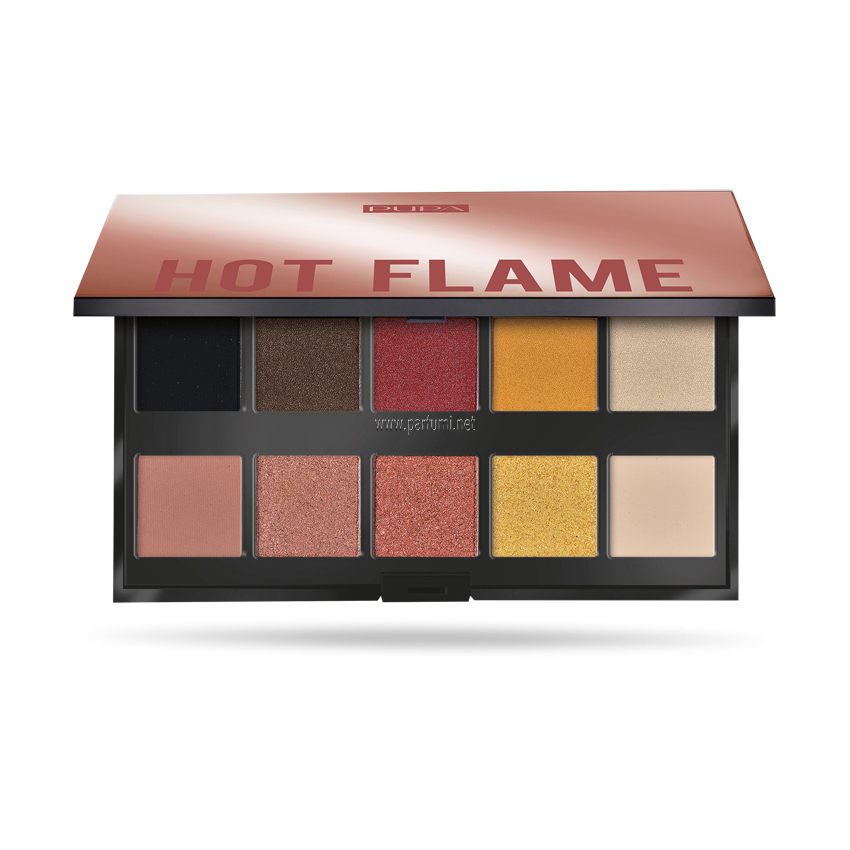 Pupa Make Up Stories Palette Сенки за очи Hot Flame 002