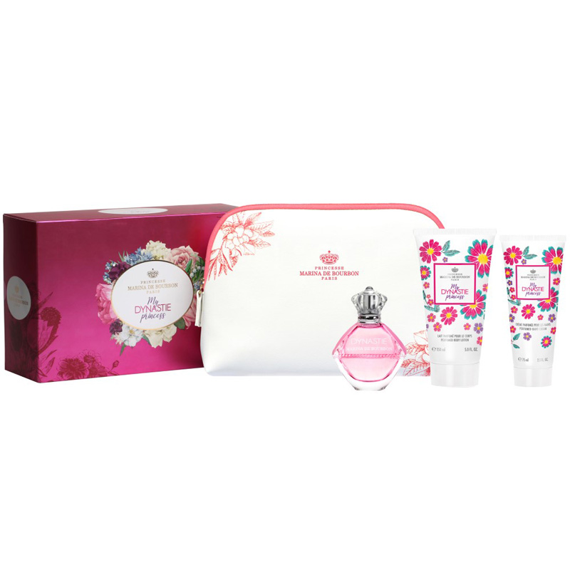 Marina De Bourbon My Dynastie Princess Комплект - 50ml EDP+150 Лосион+75ml крем