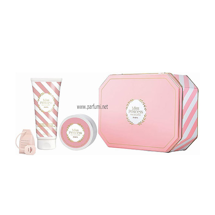 Pupa Miss Princess Medium Set Tin Box Захарни Бонбони-200SG+100BC+инфузер за чай