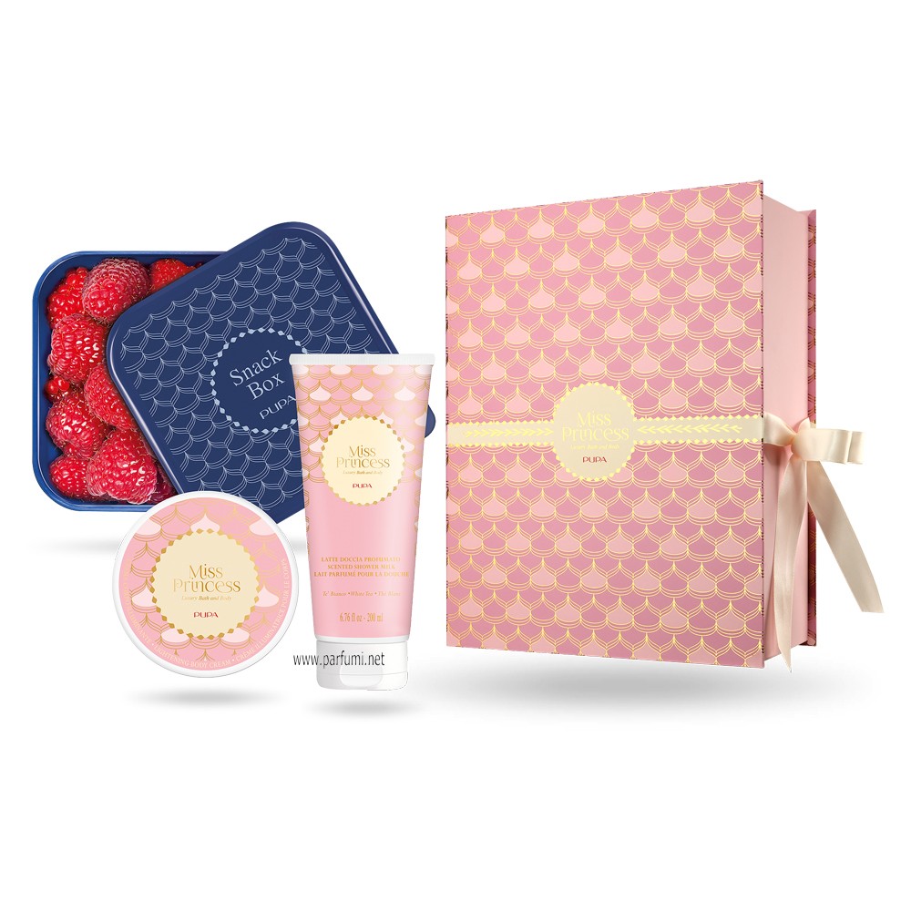 Pupa Miss Princess Medium Kit 2 Луксозен комплект за баня Бял Чай