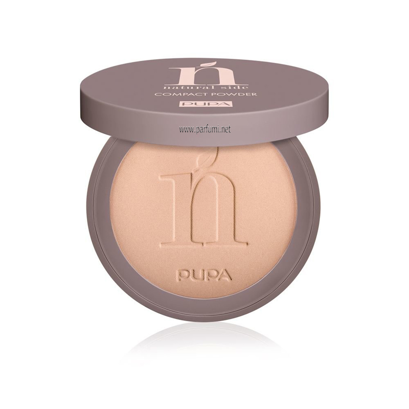 Pupa Natural Side Compact Mattifying Powder Light Beige 001