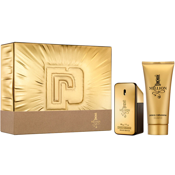 Paco Rabanne 1 Million Set for men - 50ml EDT + 100ml SG