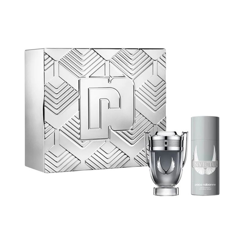 Paco Rabanne Invictus Platinum Комплект за мъже - 100ml EDP+150ml Део