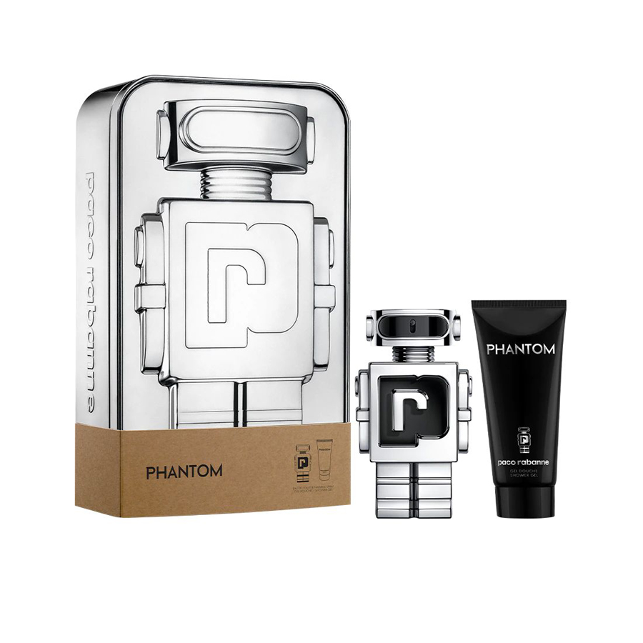 Paco Rabanne PHANTOM комплект за мъже - 100ml EDT + 100ml Душ гел