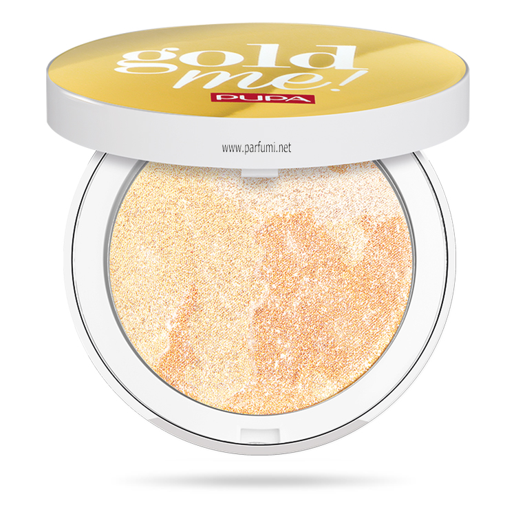 Pupa Gold Me Trio Frost Ултра блестящ Хайлайтър 001 Gold Fusion