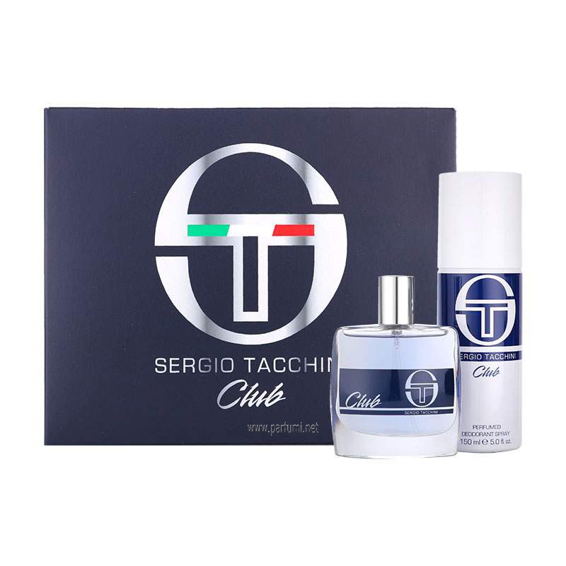 Sergio Tacchini Club Комплект за мъже 50ml EDT + 150ml Део Спрей