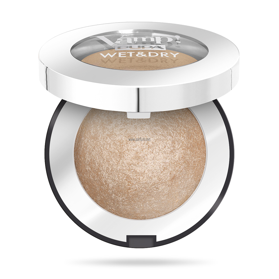 Pupa Vamp!Wet & Dry Eyeshadow Radiant Effect Champagne Gold 100