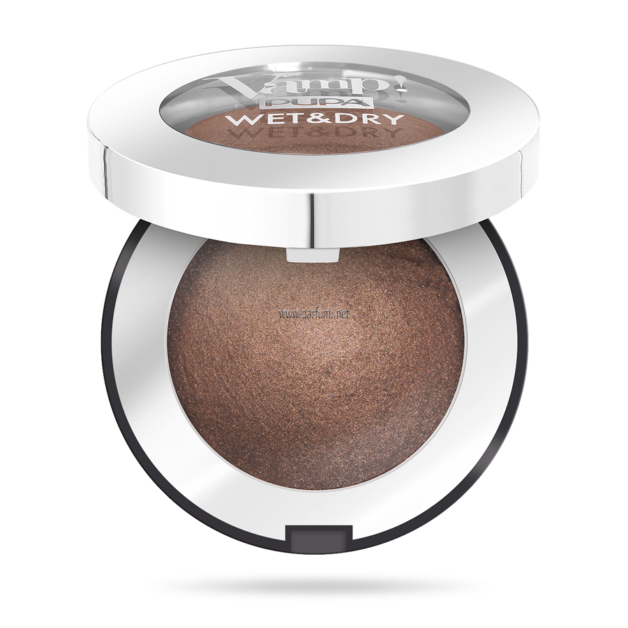 Pupa Vamp!Wet & Dry Eyeshadow Radiant Effect Warm Brown 105