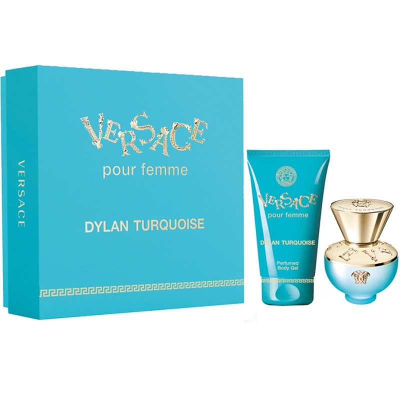 Versace Pour Femme Dylan Turquoise Комплект за жени -30ml EDT+50ml BG