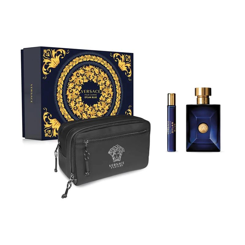 Versace Dylan Blue Комплект за мъже 100ml EDT+10ml EDT+несесер