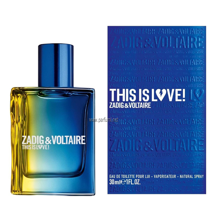 Zadig&Voltaire This is Love Him EDT for men - 30ml